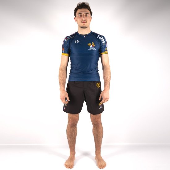 Pack Officiel Grappling France No-Gi - Rashguard + Short